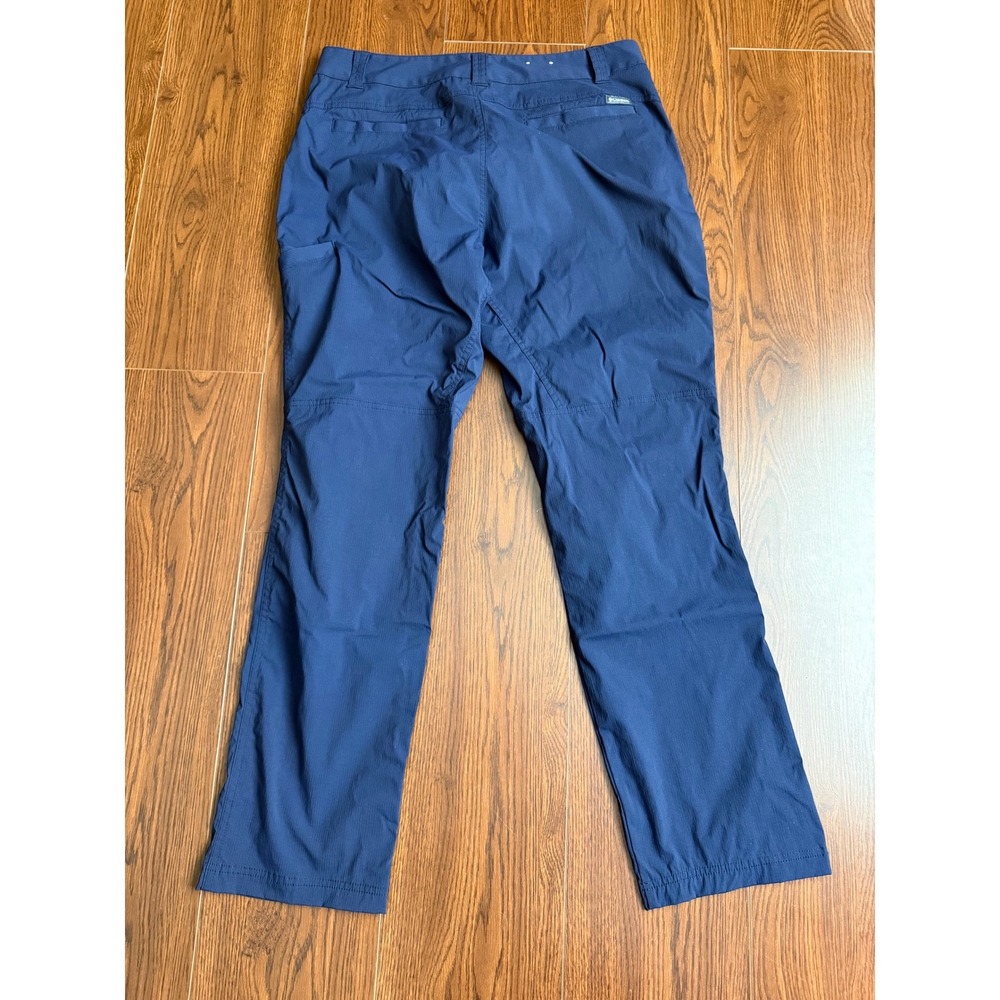 Columbia Silver Ridge Mens 34x32 Navy Blue Ripstop Cargo Hiking Pants UPF 50 - Picture 3 of 6